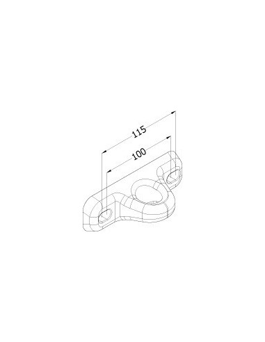 Point d'ancrage fixe alu - GM DISTRIBUTION®