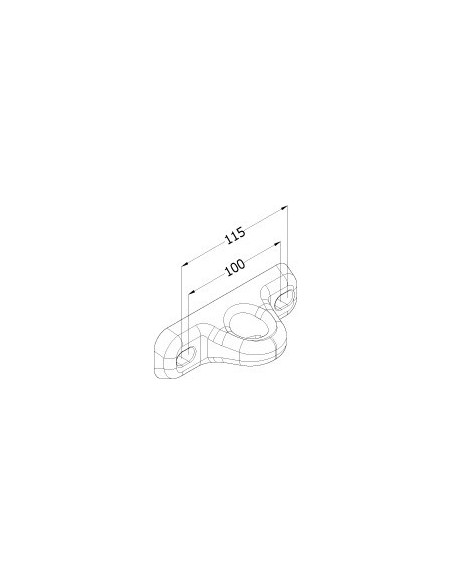 Point d'ancrage fixe alu - GM DISTRIBUTION® Point d'ancrage fixe alu - GM DISTRIBUTION®