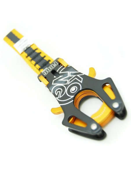 Dégaine avec mousqueton alu unidirectionnel double action - FROG - KONG®