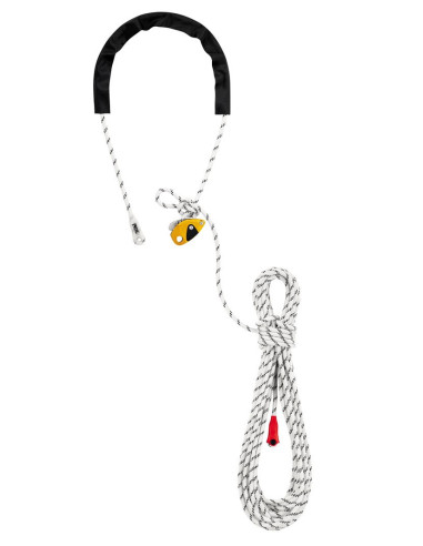 Ligne de vie temporaire horizontale en corde pour 2 utilisateurs - GRILLON - PETZL®