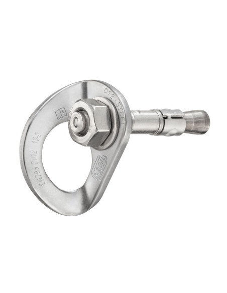 Plaquettes d'ancrage + goujon COEUR BOLT STEEL (boîte de 20) - PETZL®
