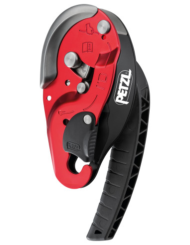 Descendeur auto-freinant avec fonction anti-panique pour les secours - I’D L - PETZL®