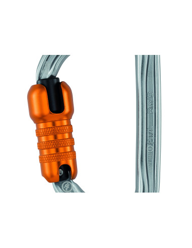 Mousqueton alu en D triple action - BM'D - PETZL®