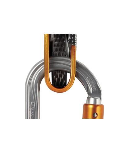 Mousqueton alu oval triple action - OK TRIACT - PETZL®