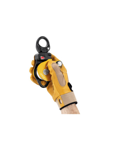 Poulie double RàB à flasque ouvrante avec émerillon - SPIN L2 - PETZL®