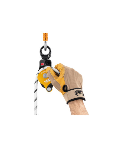 Poulie double RàB à flasque ouvrante avec émerillon - SPIN L2 - PETZL®