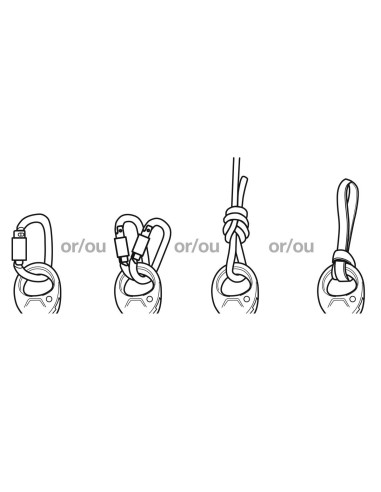 Poulie simple RàB à flasque ouvrante avec émerillon - SPIN L1 - PETZL®