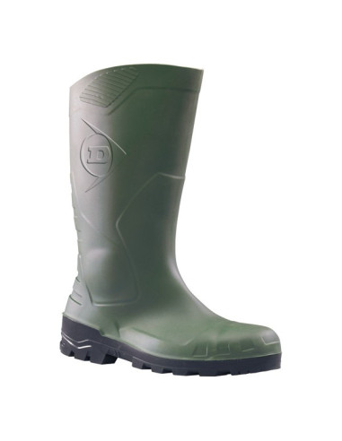 Bottes De Sécurité Wellington Portwest S5 - Taille 46 Vert - Imperméables, Semelle Antidérapante, Coque Acier - Certifiées EN ISO 20345 S5