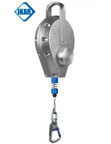Antichute descendeur/évacuateur à câble, carter alu et snaphook alu - 42-HAS - IKAR®