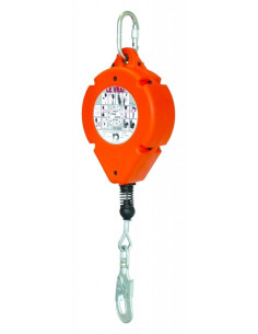 Antichute à rappel automatique à câble et snaphook acier, utilisation verticale - NEOFEU®