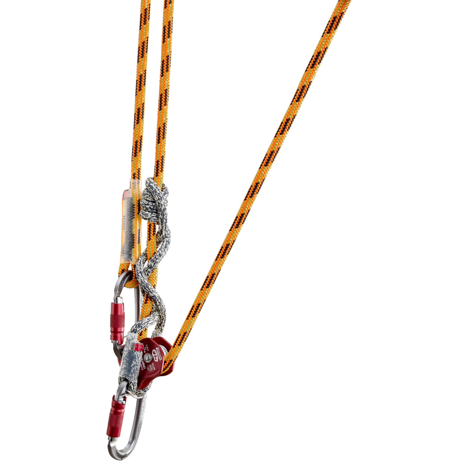 Poulie simple &agrave; flasques mobiles avec deux trous de connexion - ORBITER A - CLIMBING TECHNOLOGY&reg;