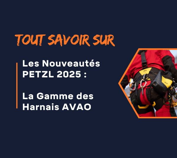 Nouveautés PETZL 2025 : La gamme des harnais AVAO