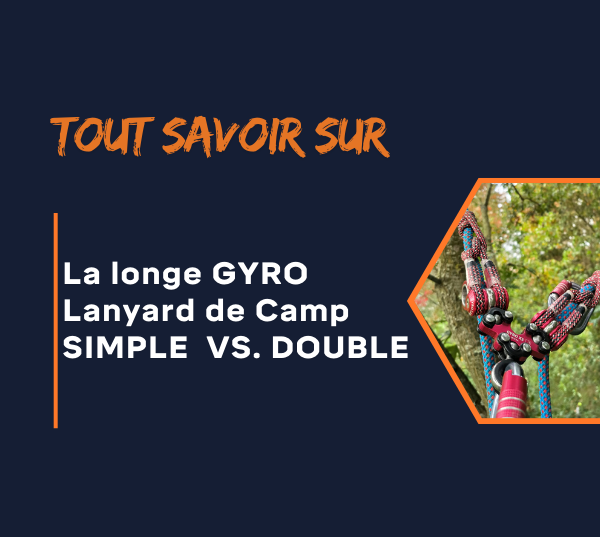 LONGE CAMP LANYARD : SINGLE VS DOUBLE ! FOCUS.  